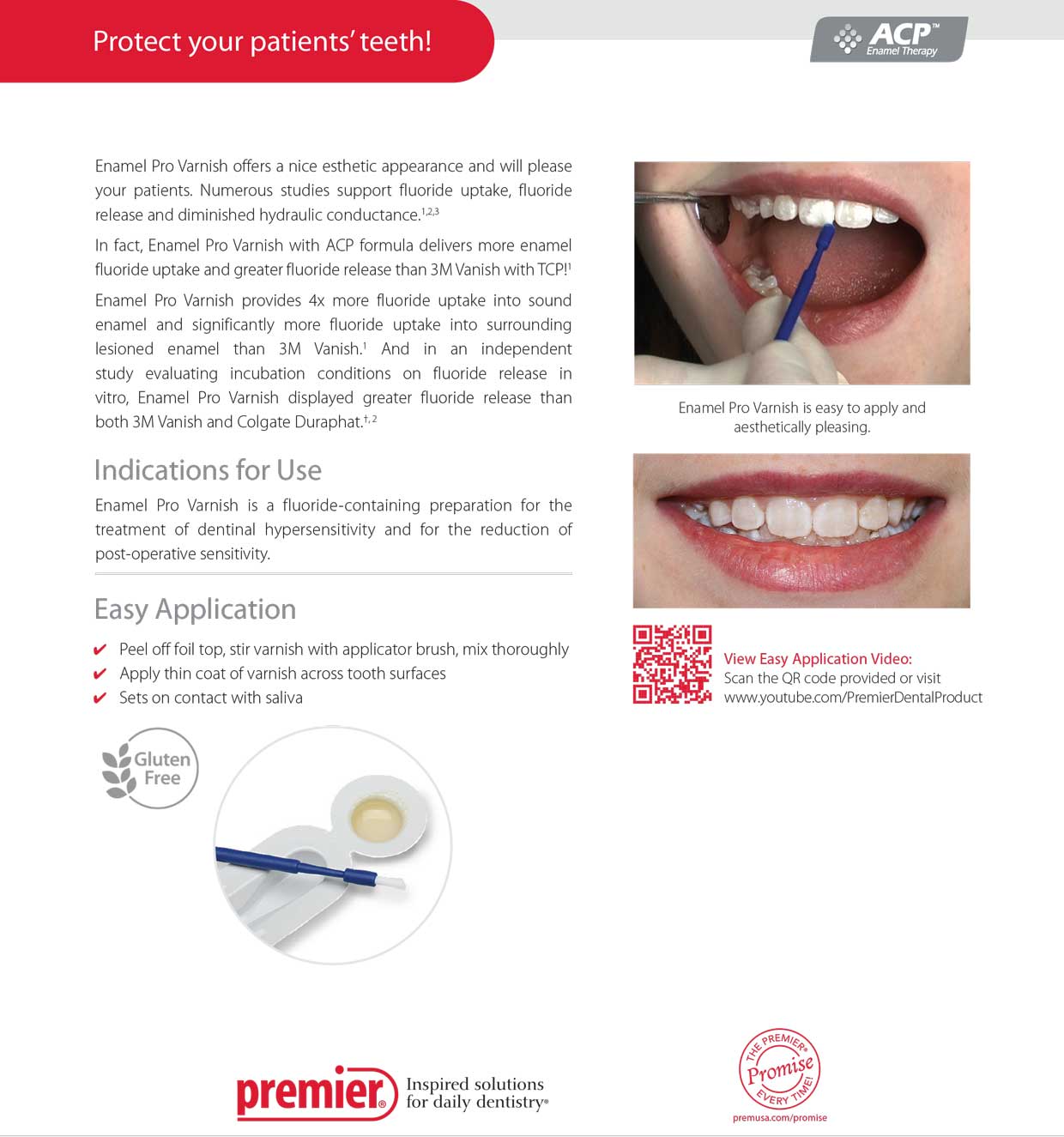 Premier Enamel Pro Varnish Adam Dental Supplies Adam Dental